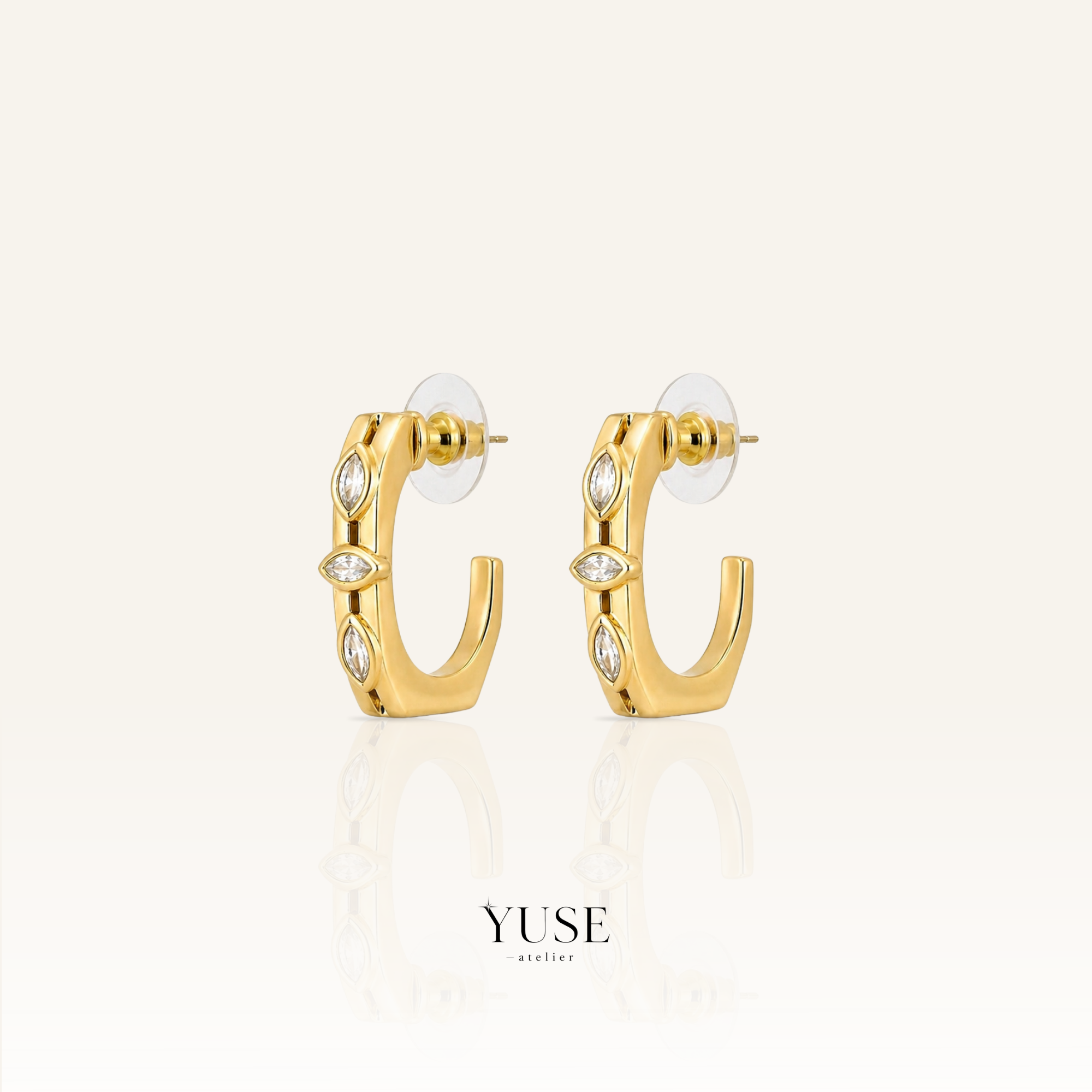 Marquise Aura Hoop Küpe