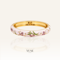 Lavender Garden Enamel Bileklik