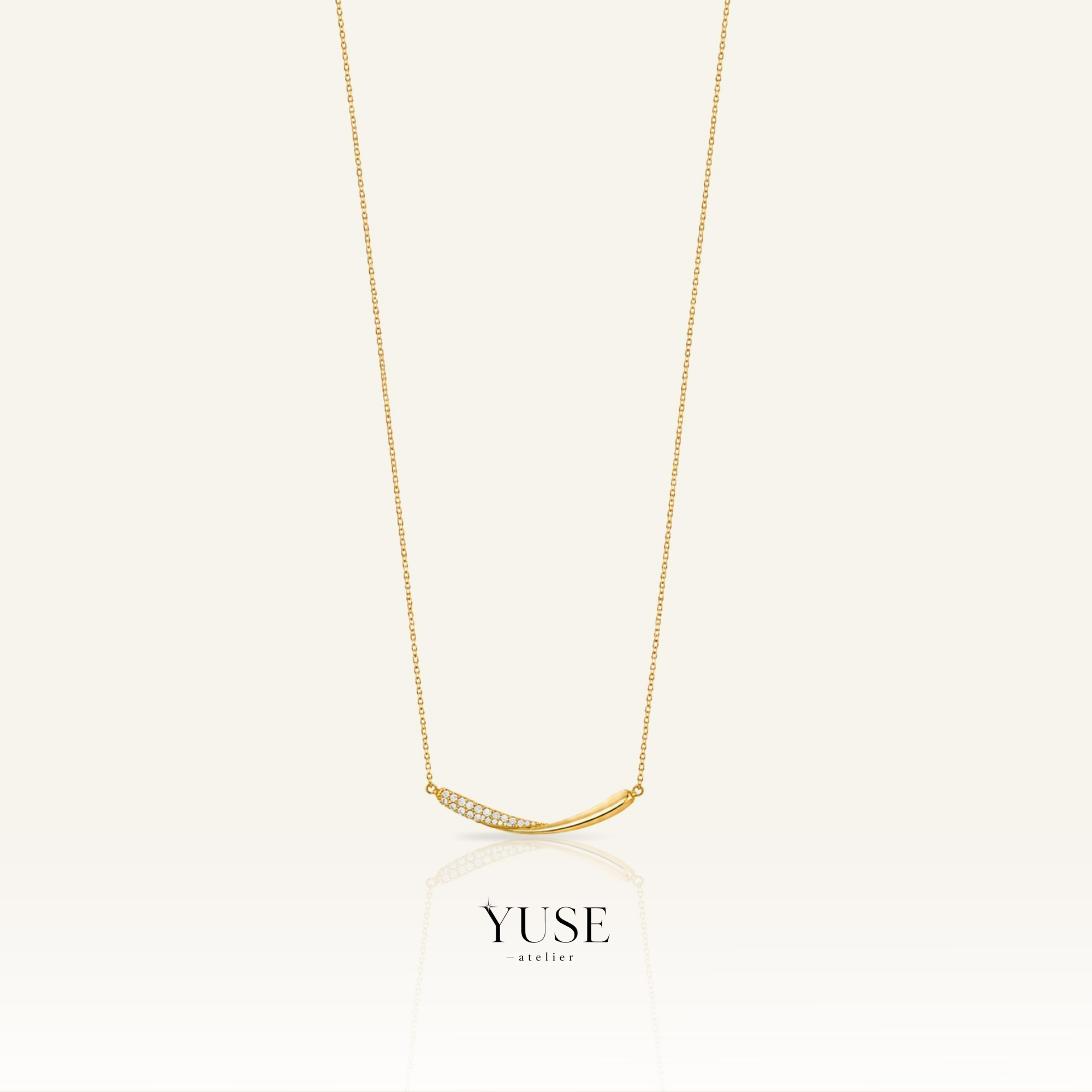 Eternal Curve Diamond Kolye